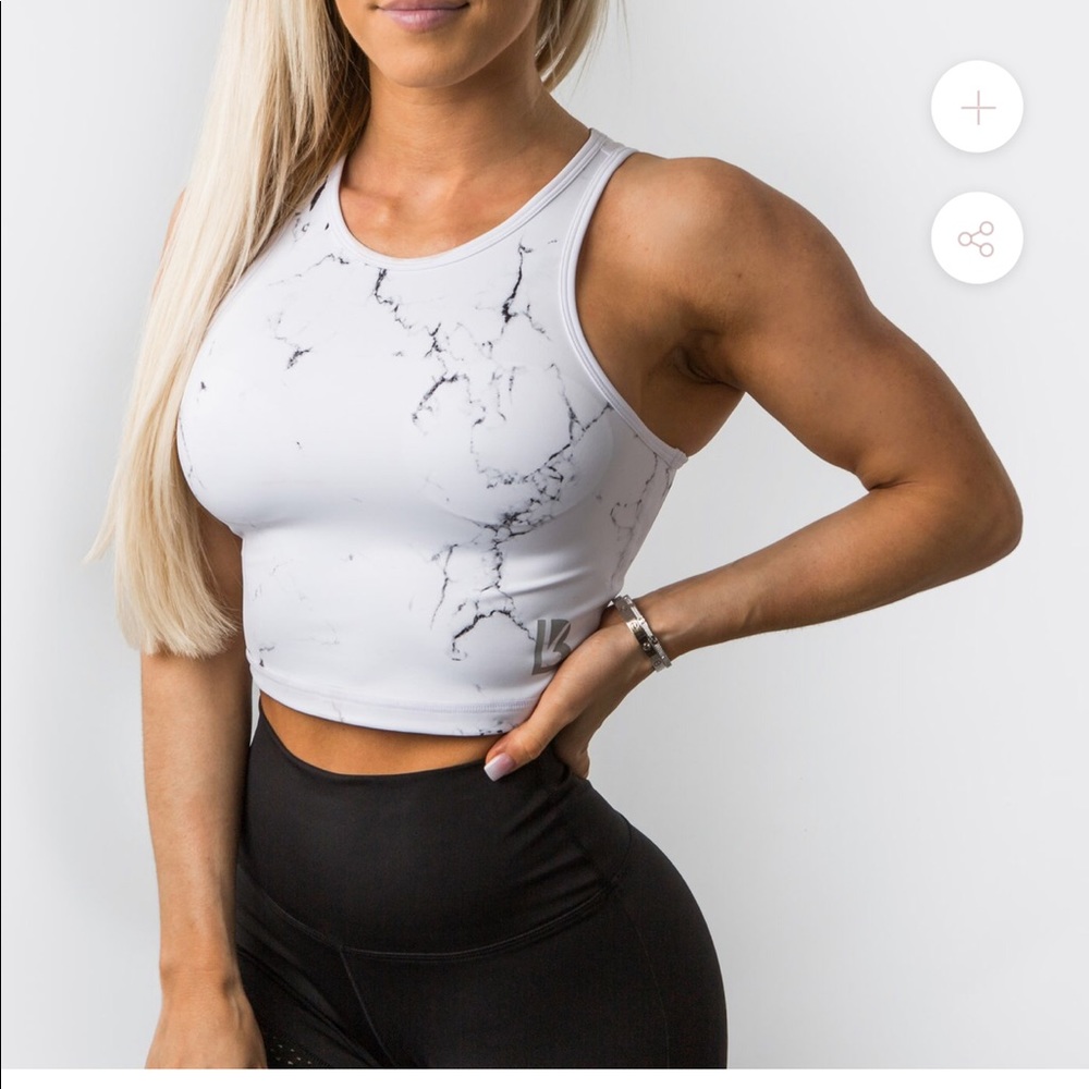 BuffBunny Marble Crop Top Medium